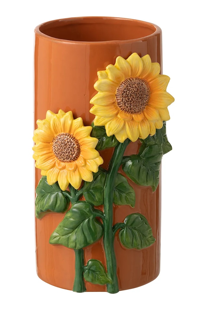 J-Line vaso decorativo in ceramica multicolore 62961