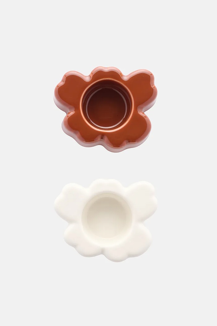Marimekko Zestaw świeczników dekoracyjny z kamionki 10 cm multicolor 076263.180