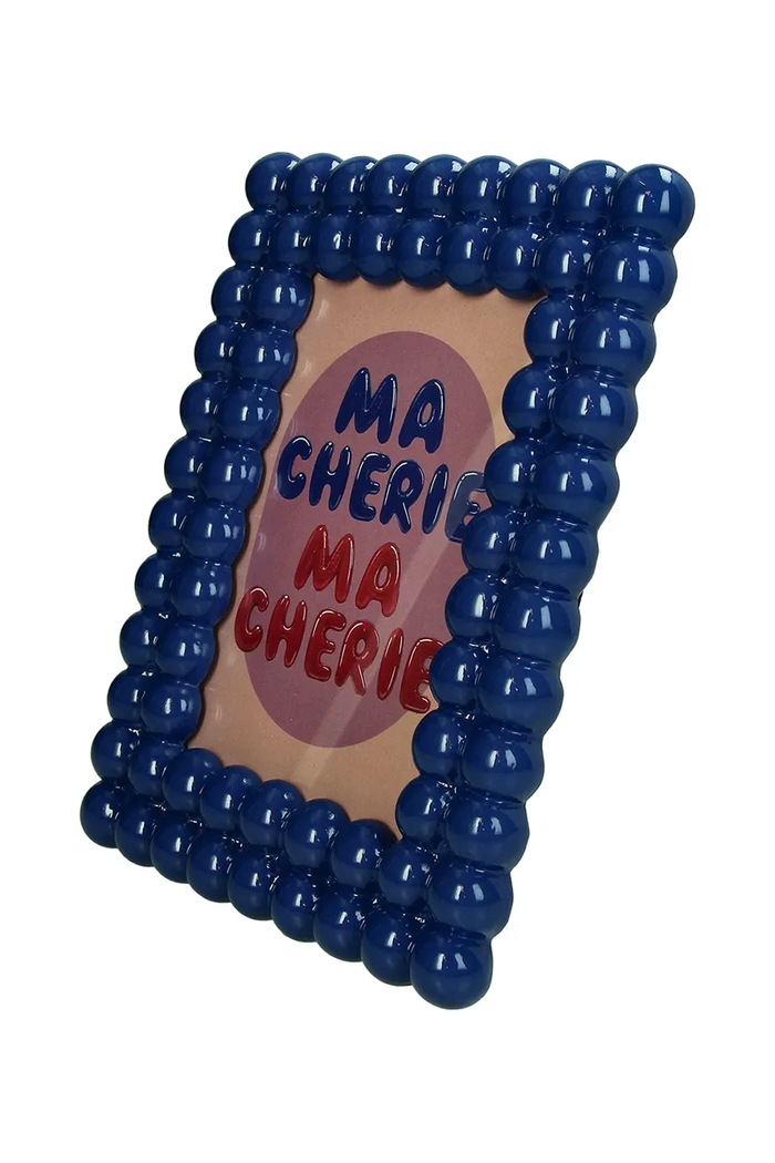 Ramka na zdjęcie dekoracyjna z tworzywa sztucznego 13 x 18 cm KAL.6981 granatowy AA00