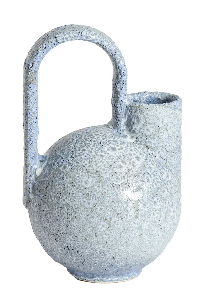 Light & Living wazon dekoracyjny z ceramiki szkliwionej 16 x 15,5 x 26 cm niebieski 5717880.
