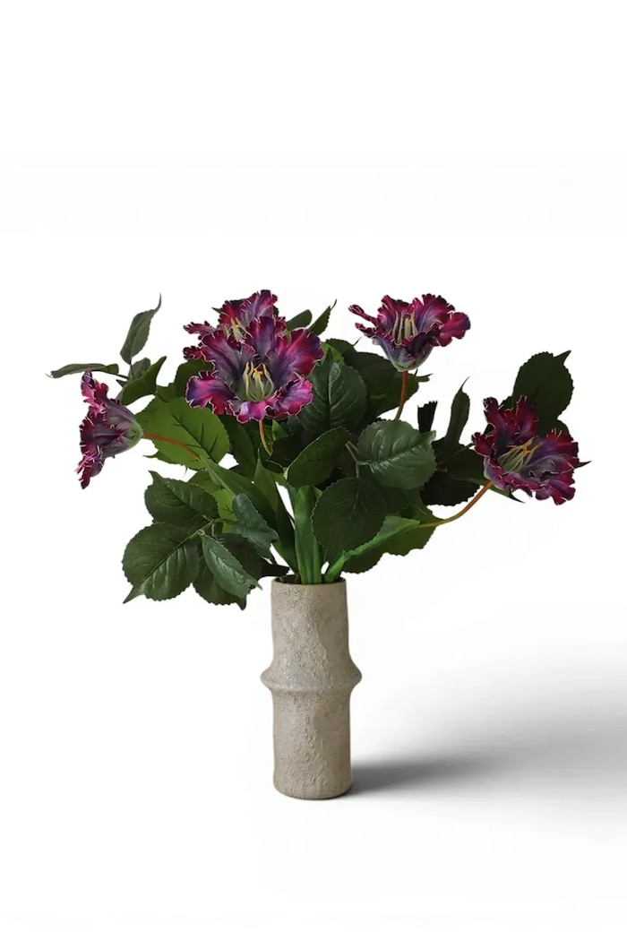 Botané Sztuczny bukiet dekoracyjny 77 x 30 cm fioletowy BOT.FA26.BOU.022