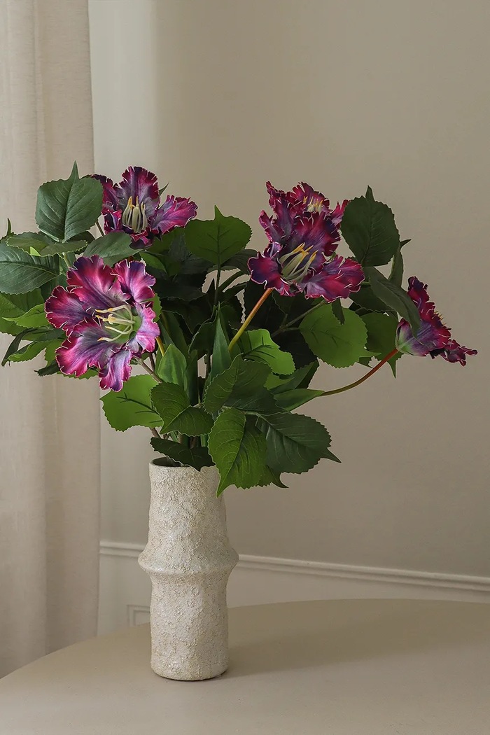 Salon i sypialnia Botané Sztuczny bukiet dekoracyjny 77 x 30 cm BOT.FA26.BOU.022 fioletowy