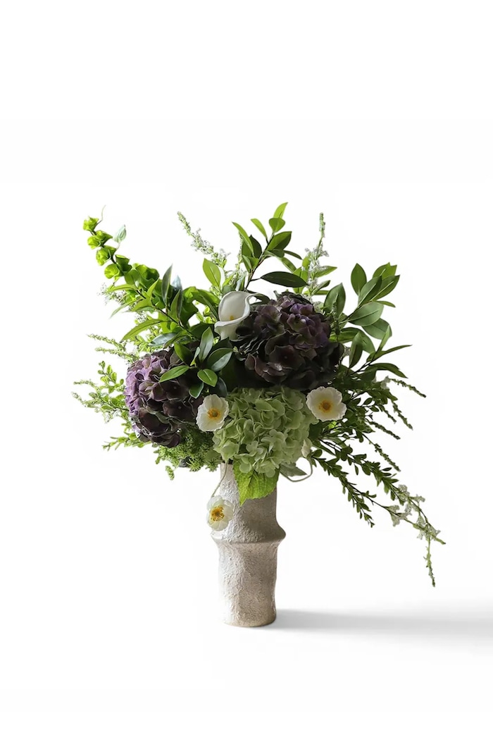 Botané Sztuczny bukiet dekoracyjny 92 x 23 cm fioletowy BOT.WI25.BOU.008