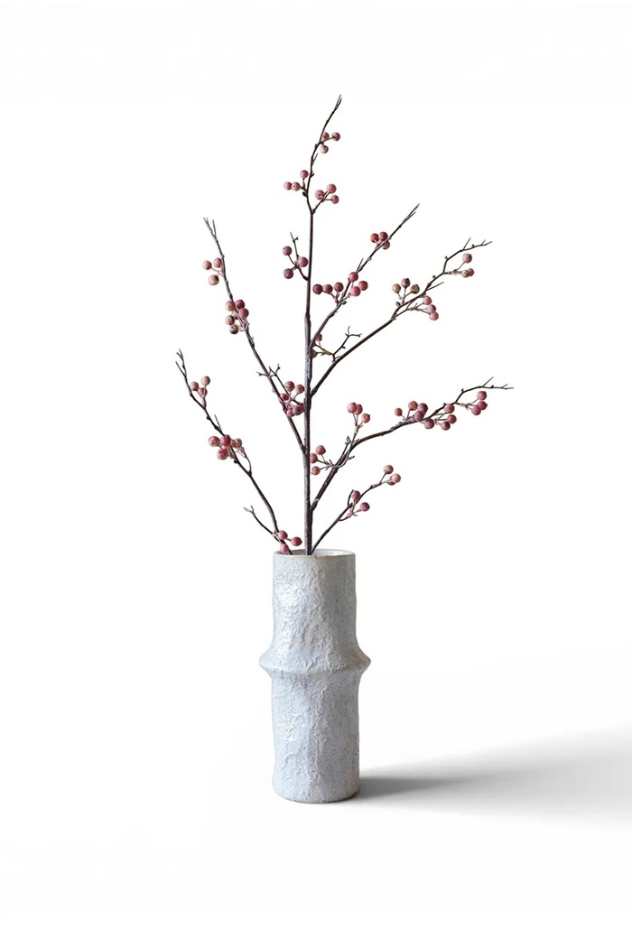 Botané Sztuczna gałązka dekoracyjna 114 x 30 cm różowy BOT.PI.BRAN.008