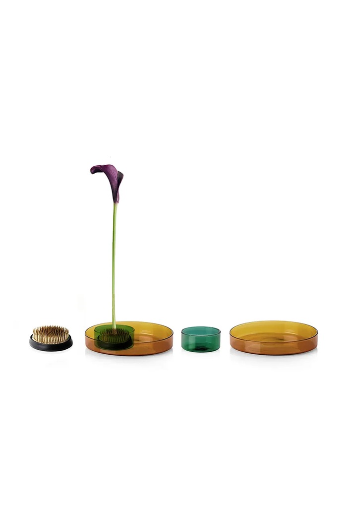 Ichendorf Milano Zestaw do układania kwiatów ze szkła Kenzan 9313190 multicolor AA00