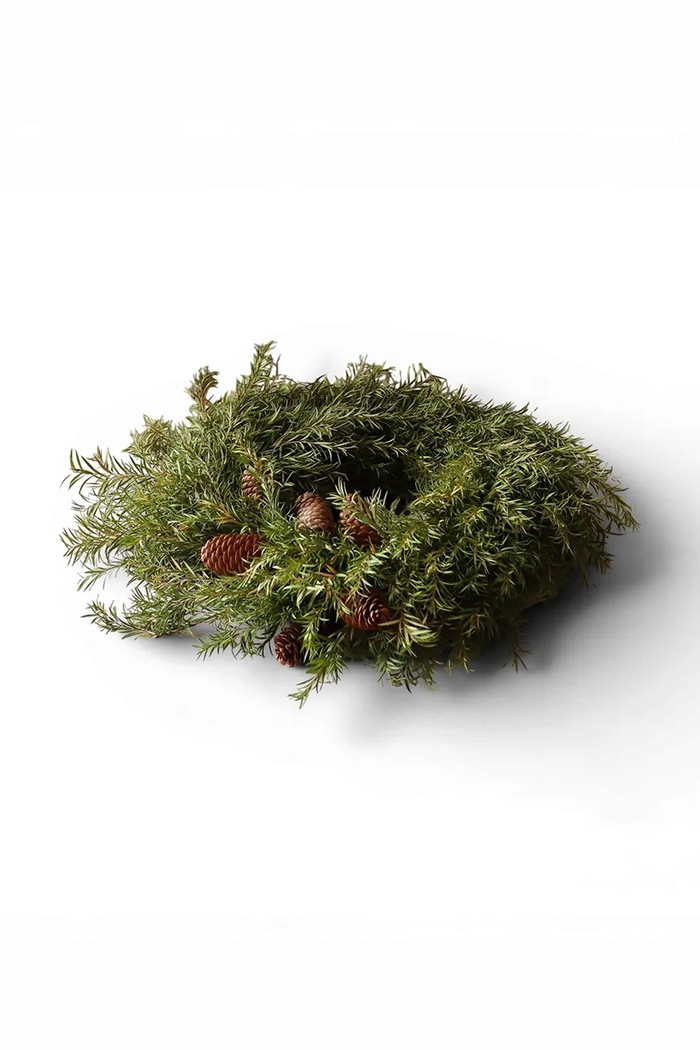 Botané Wieniec dekoracyjny z tworzywa sztucznego 7,5 x 40 x 40 cm zielony BOT.CH26.WRE.015