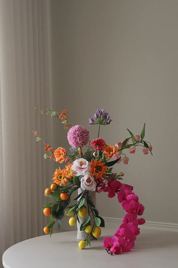 Botané Sztuczny bukiet dekoracyjny 95 x 8 cm BOT.BOU.202 multicolor AA00