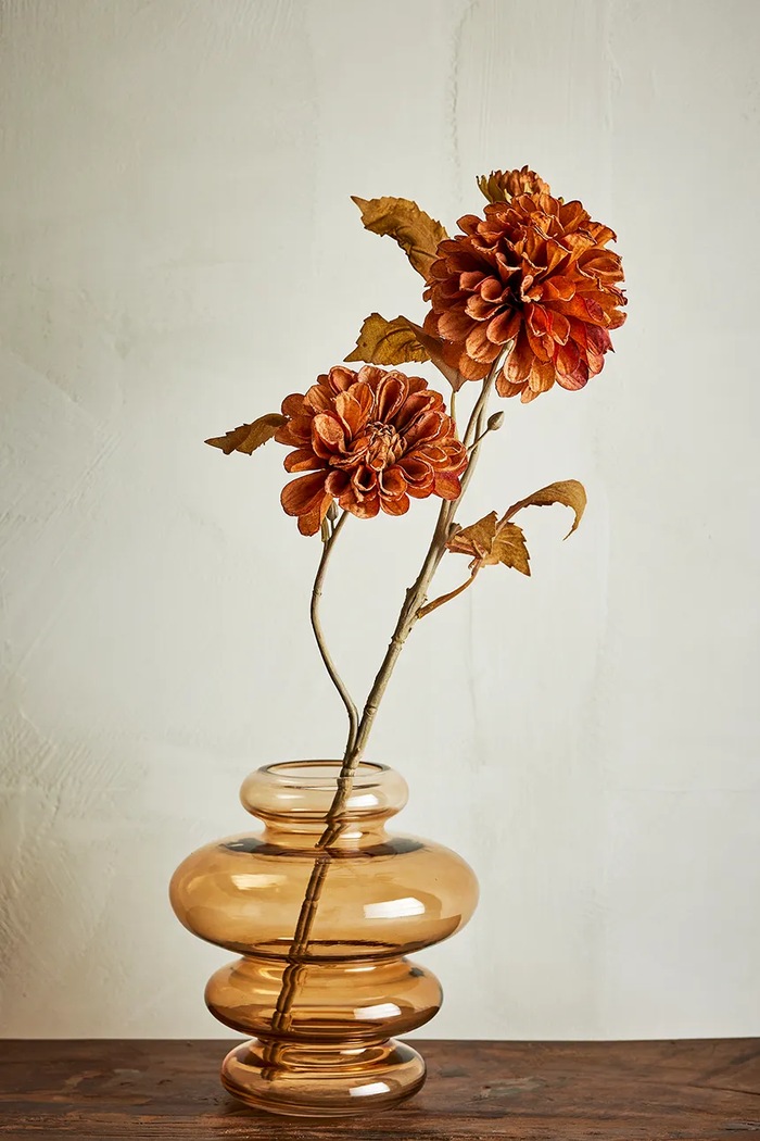 Bloomingville Sztuczny kwiat 25 x 66 cm 82073228 pomarańczowy AA00
