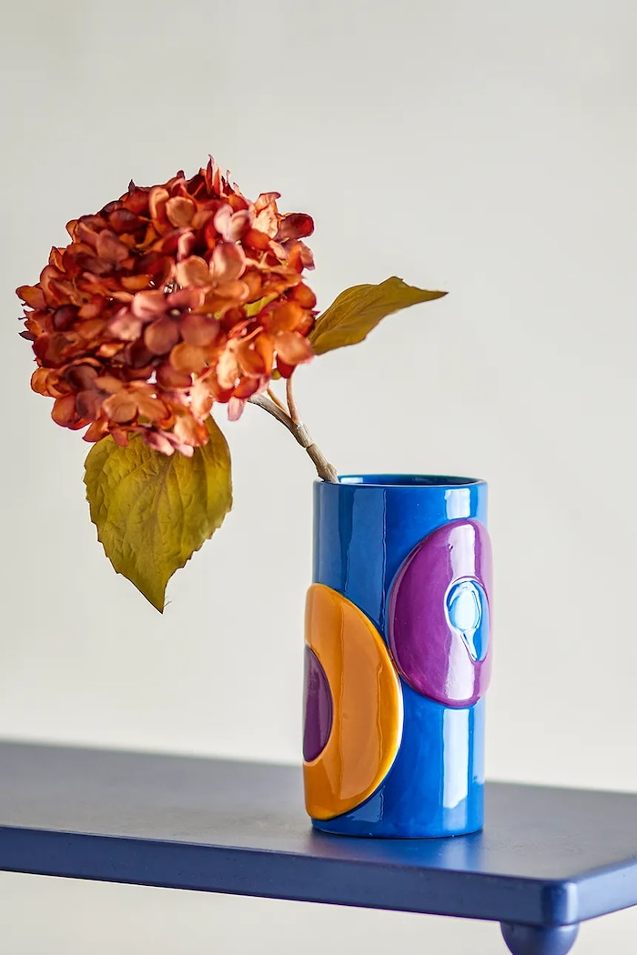 Гостиная и спальня Bloomingville ваза декоративная из доломита 9,5 x 18 cm 82063407 мультиколор