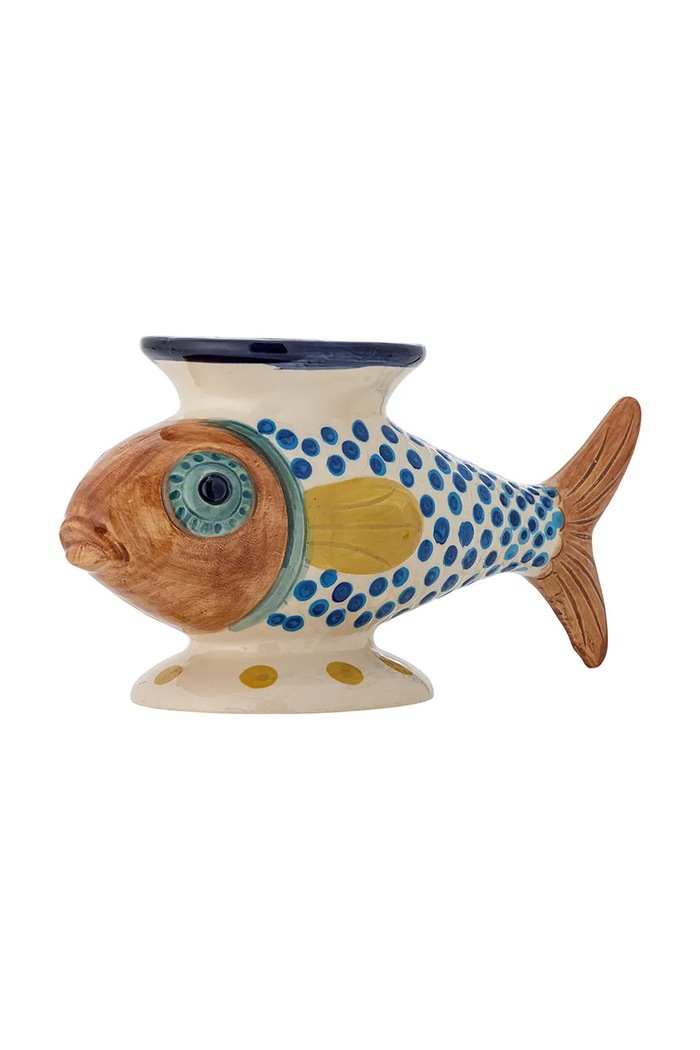 Bloomingville wazon dekoracyjny z kamionki 30,5 x 15 x 12 cm 82073127 multicolor AA00