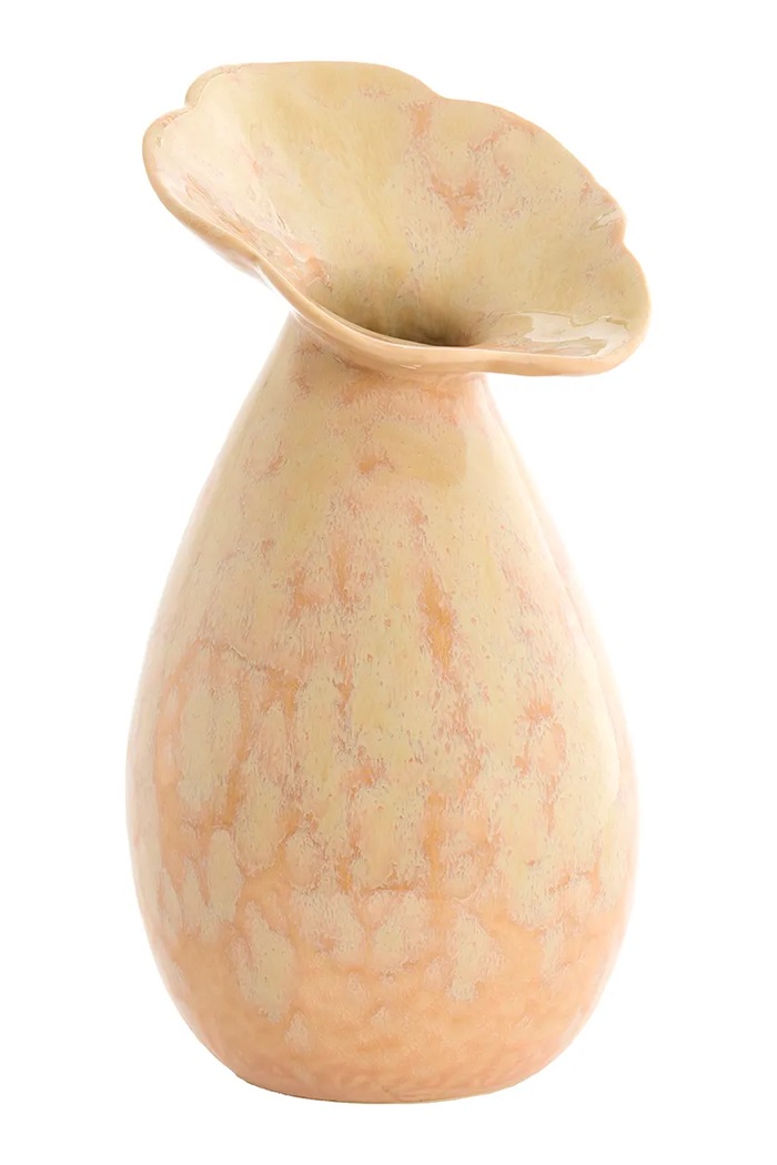 Light & Living wazon dekoracyjny z ceramiki 15,5 x 29 cm 5774590 beżowy AA00