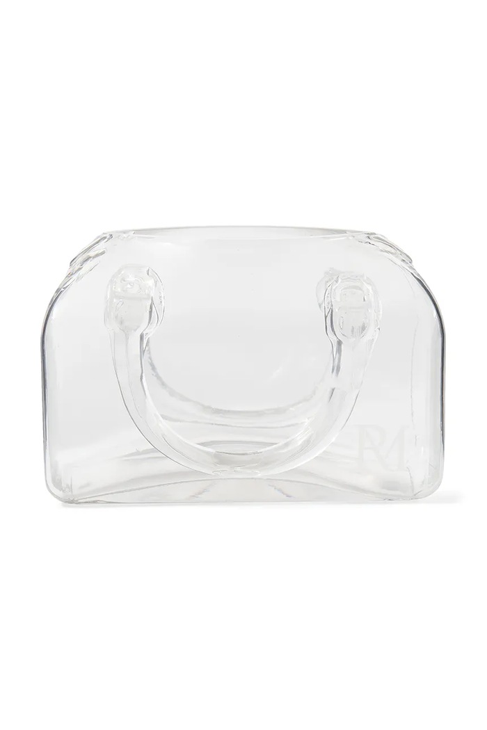 Riviera Maison wazon dekoracyjny ze szkła 25 x 12 x 17 cm transparentny 596330