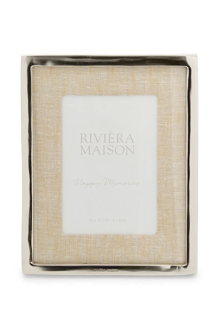 Riviera Maison ramka na zdjęcie z aluminium 23 x 18,5 x 2 cm szary 594990