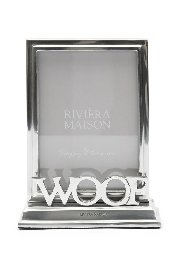 Riviera Maison ramka na zdjęcie dekoracyjna z aluminium 22 x 16 x 21 x 5,5 cm szary 582420