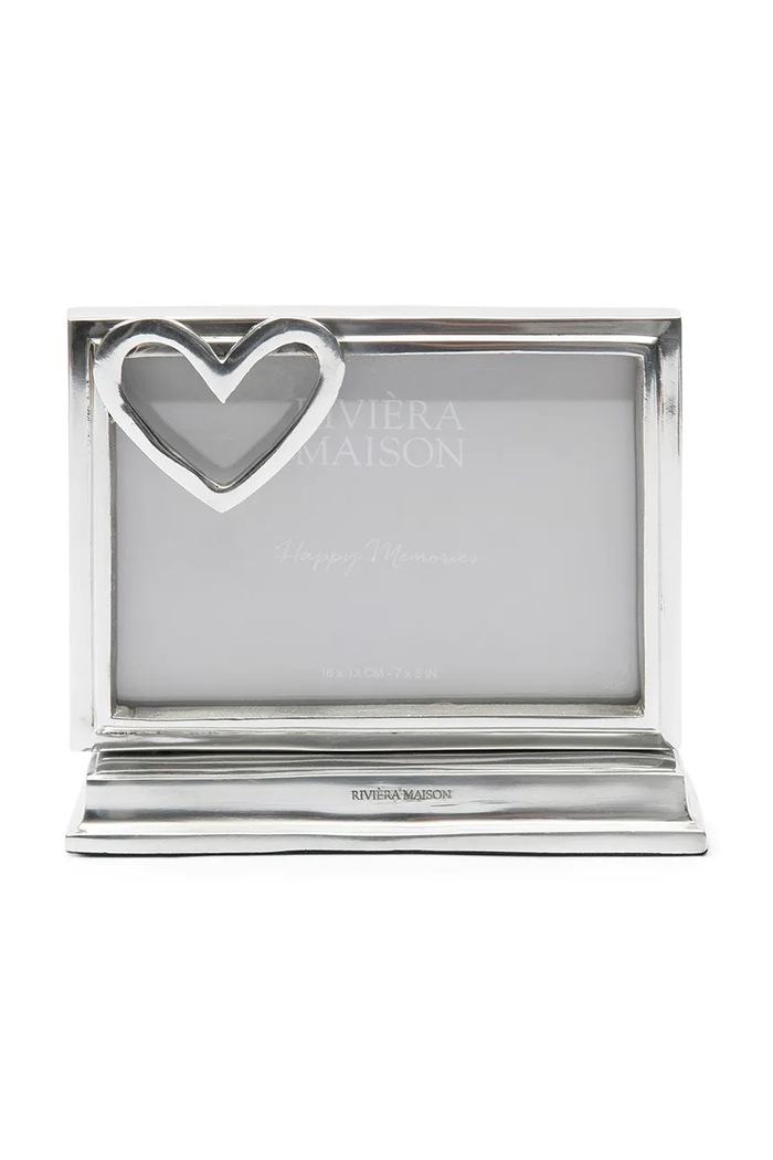 Riviera Maison ramka na zdjęcie dekoracyjna z aluminium 22 x 19,5 x 16 x 6 cm szary 582410