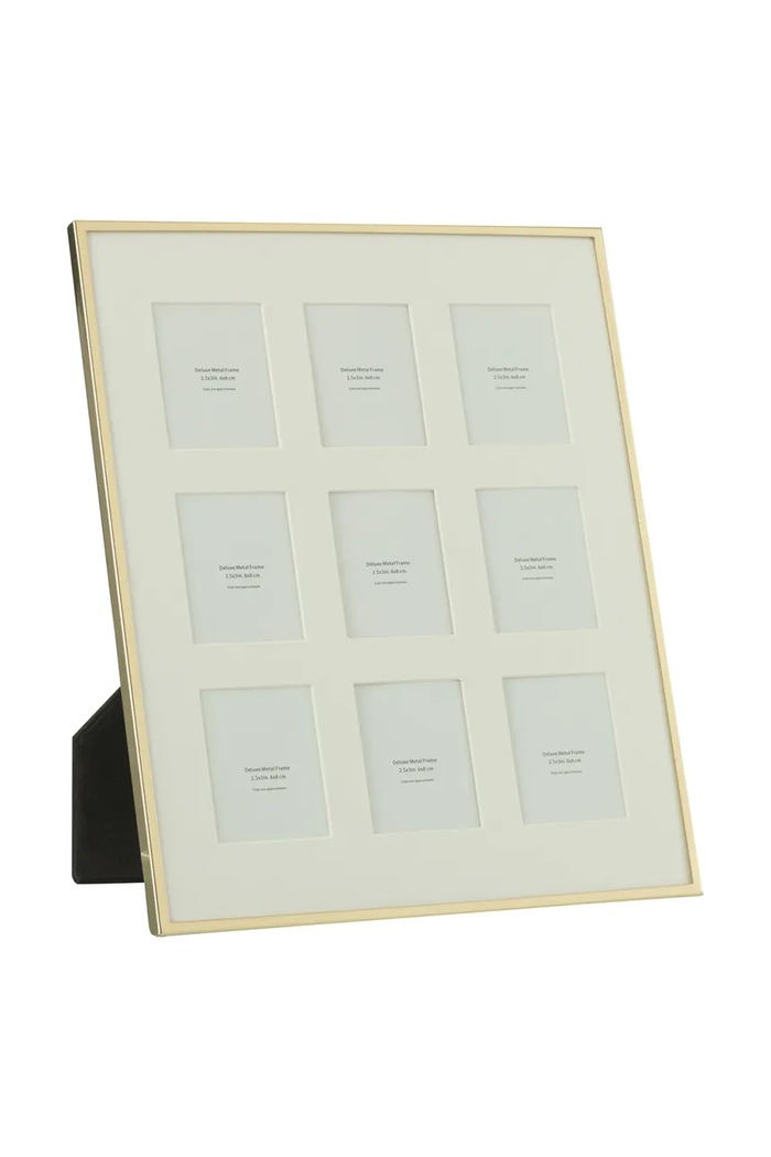 J-Line ramka dekoracyjna z żelaza 29 x 25,5 cm żółty 27390