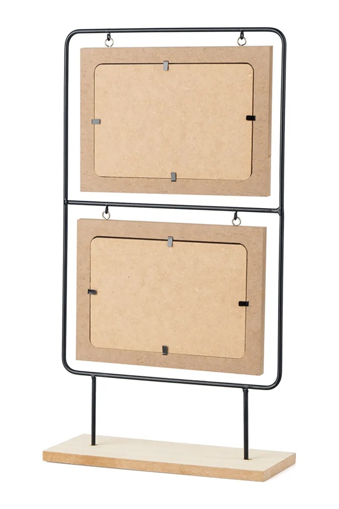 Balvi ramka na zdjęcia stojąca drewniana 38 x 21 x 8 cm 27101 multicolor AA00