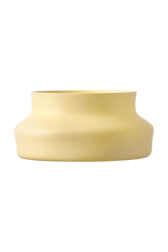 Gense wazon dekoracyjny z ceramiki 25 x 12 cm żółty 30082