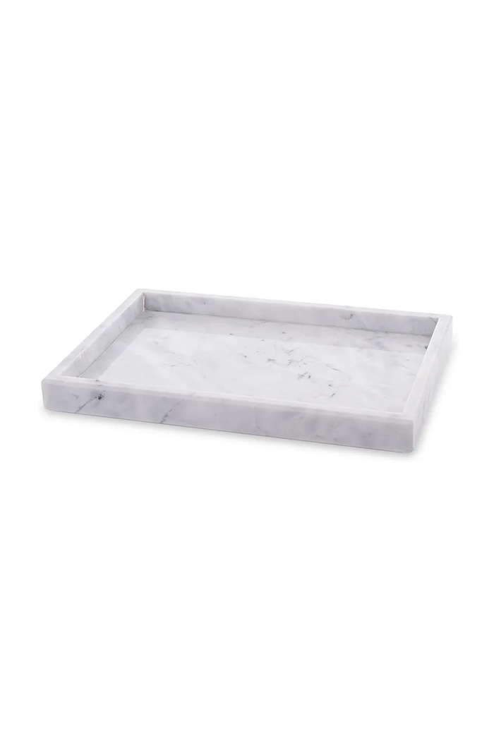 Inne tálca dekor márvány 3 x 30 x 20 cm fehér 164418