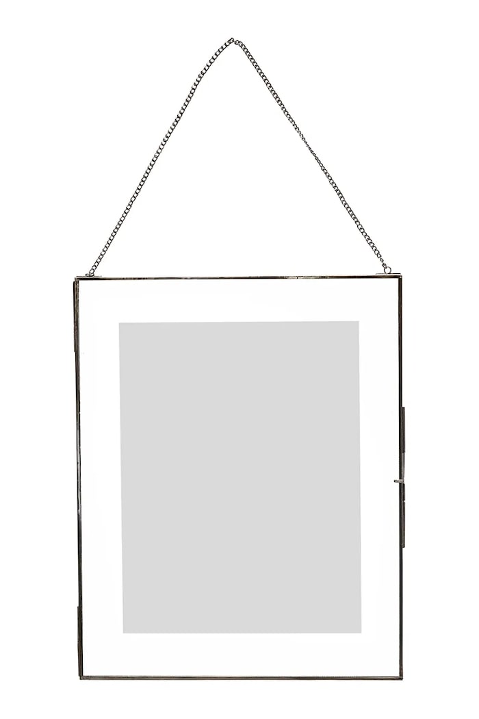 Hübsch ramka ścienna ze szkła 41 x 51 cm czarny 670304