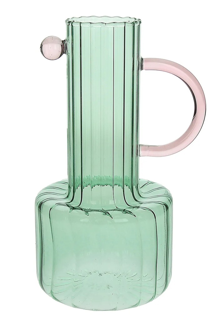 Tognana vază decorativă din sticlă colorată 24 cm verde GD5VA062867A