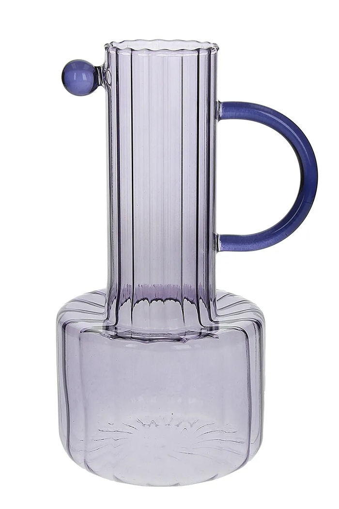 Tognana vază decorativă din sticlă colorată 24 cm violet GD5VA042867A