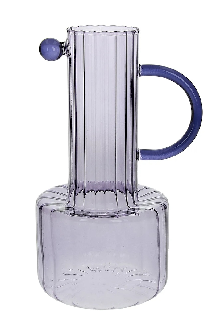 Tognana vază decorativă din sticlă colorată 24 cm violet GD5VA042867A