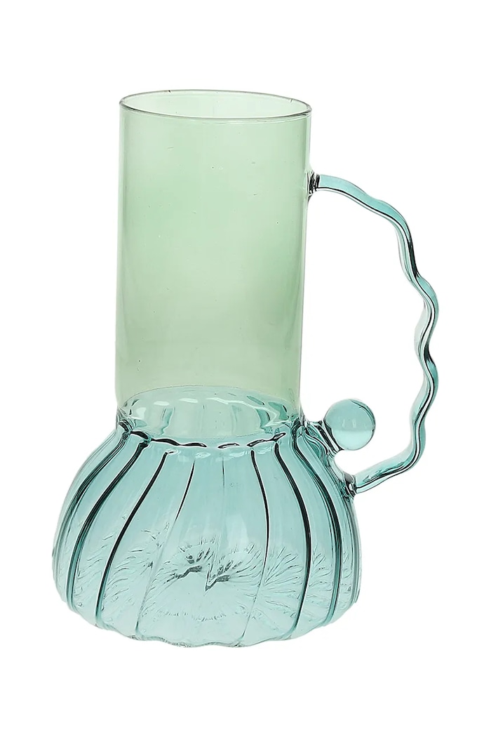 Tognana vază decorativă din sticlă colorată 19 cm turcoaz GD5VA022867A