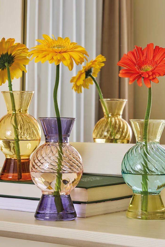 Tognana vază decorativă din sticlă borosilicată 18 cm GL5VA012980A multicolor AA00
