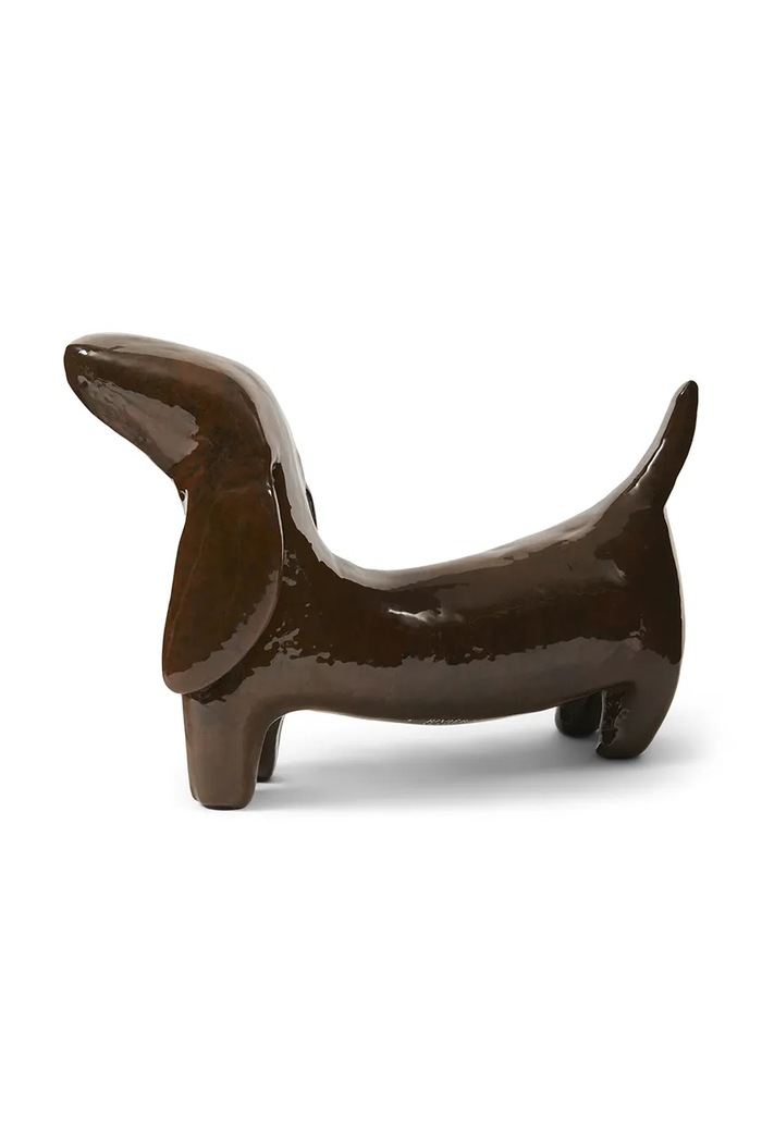 Riviera Maison porcelán dekor figura barna 596090