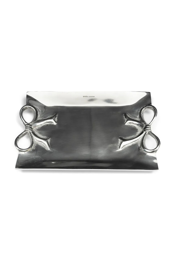 Riviera Maison pladenj za serviranje iz aluminija siva 582650