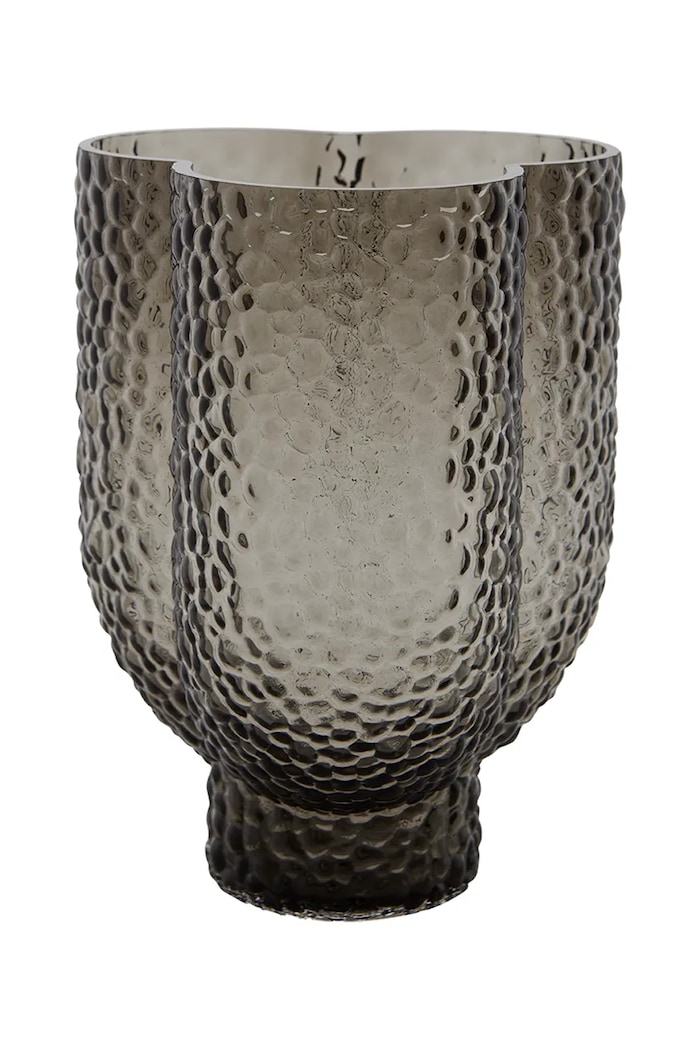 AYTM vază decorativă din sticlă colorată 18,5 x 16,2 x 25 cm negru 508170050084