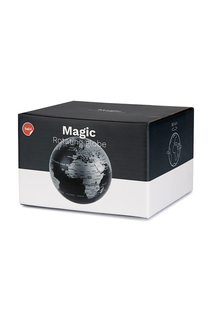 Living și dormitor Balvi glob decorativ din plastic 14 x 14 x 14 cm 26803 negru