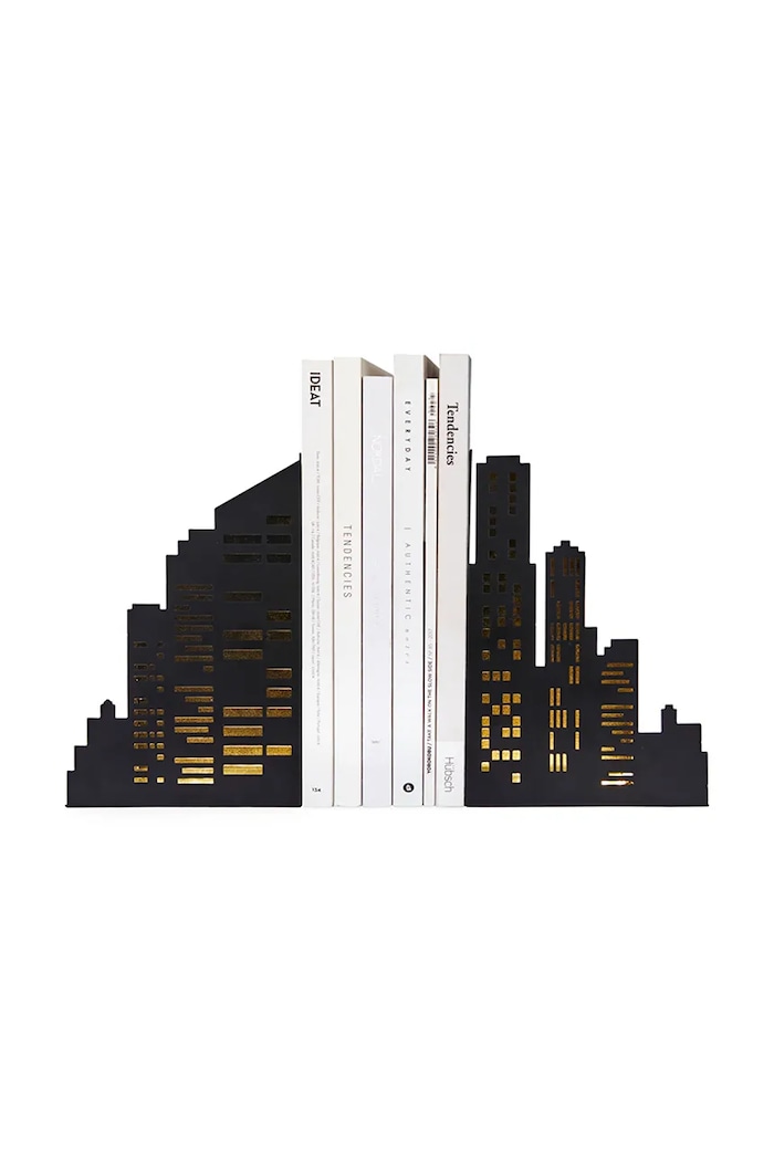 Balvi suport de carte decorativ din metal 17 x 23 x 10 cm negru 27751