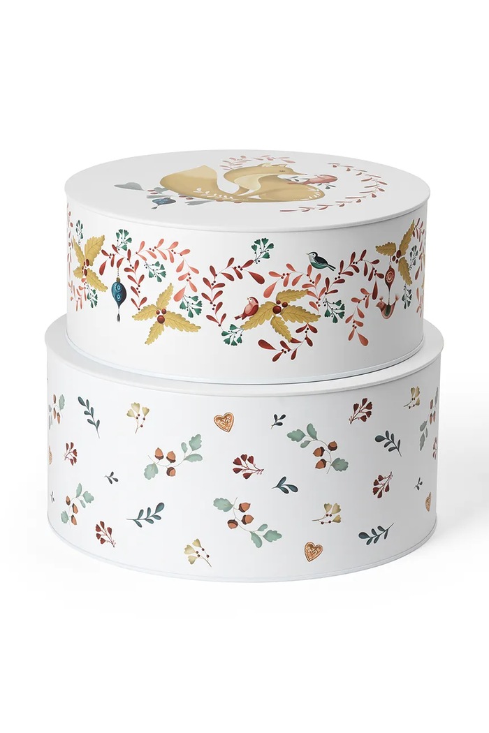 Rosendahl Komplet posod za shranjevanje s pokrovi Rosendahl Grand Cru Cottage 2-pack bela 20397