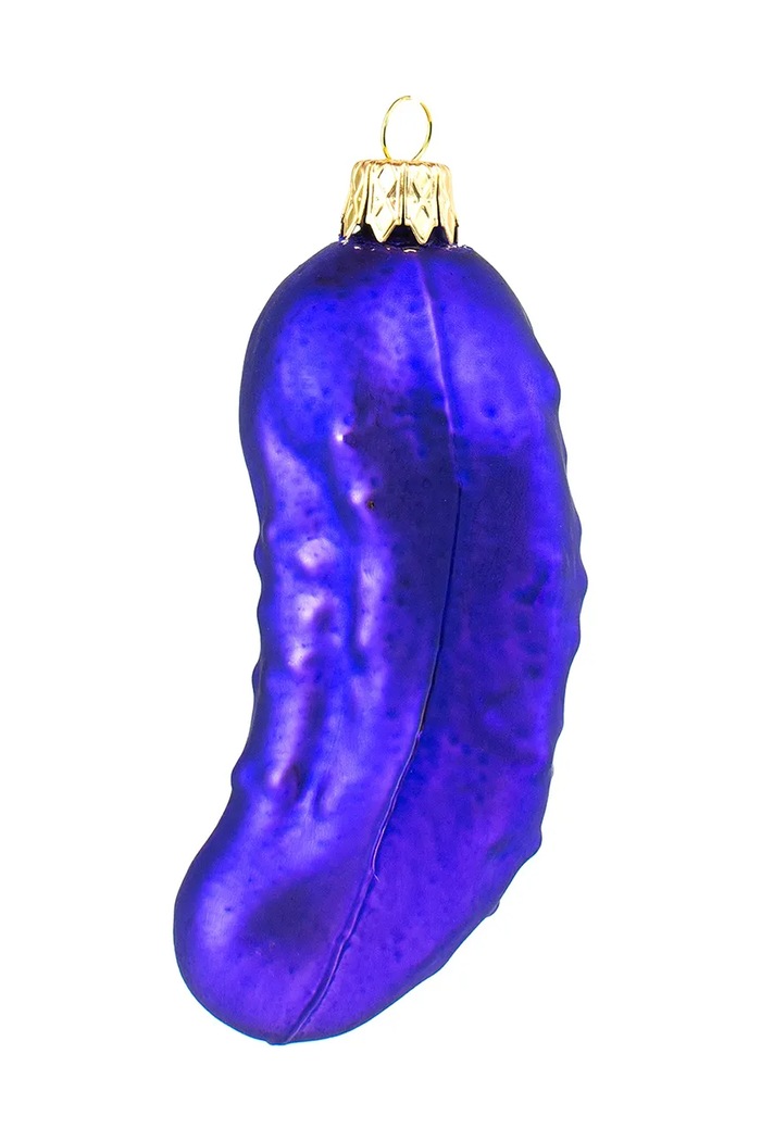 Vianočná dekorácia Donkey Christmas Pickle 300987 modrá AA00