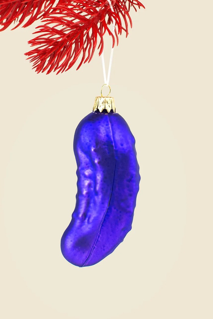 Decor Vianočná dekorácia Donkey Christmas Pickle 300987 modrá