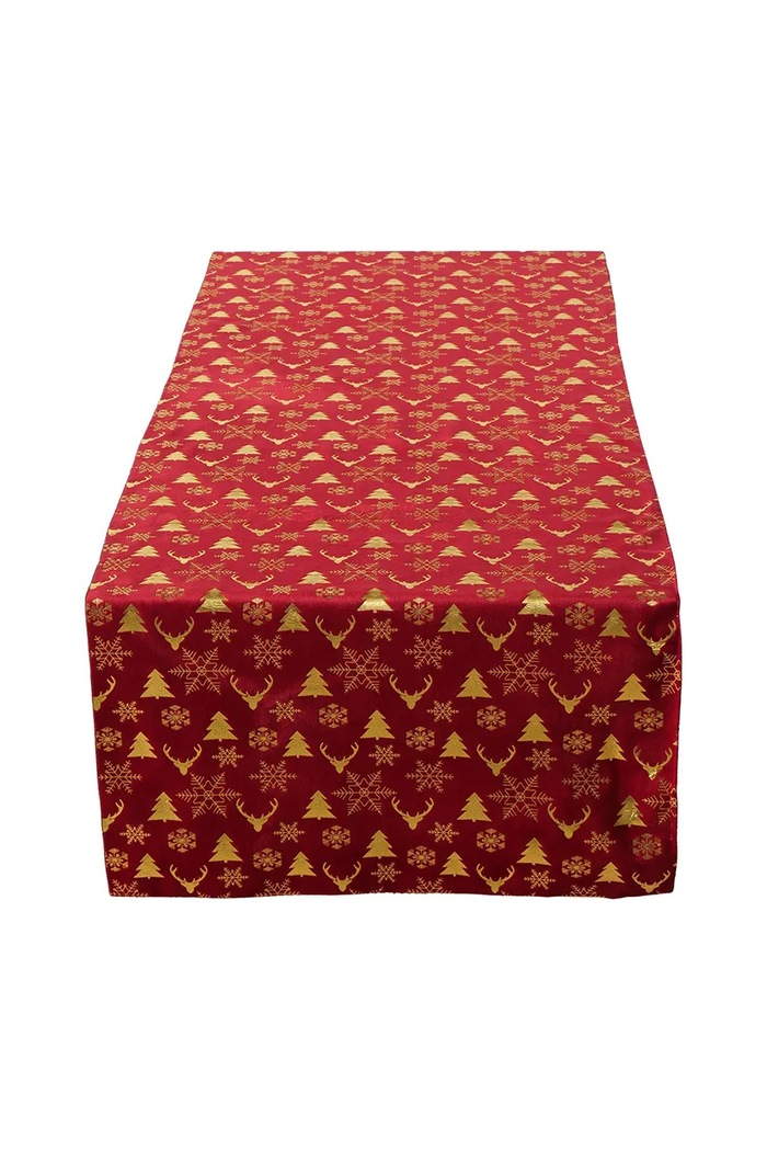 Boltze față de masă Sora 140 x 40 cm rosu 2069388