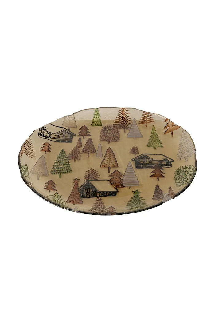 Boltze Farfurie decorativă Nelas 28 cm multicolor 2069819