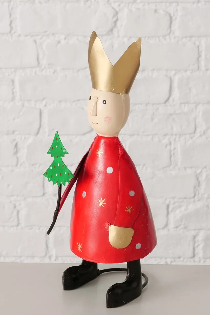 Boltze figurka dekoracyjna Maxi King 27,5 cm multicolor 2063109