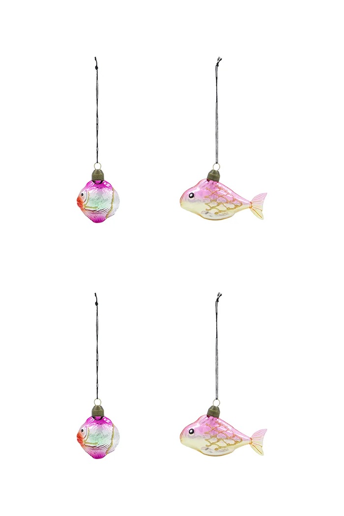House Doctor zestaw bombek choinkowych HDPez 5 cm 4-pack multicolor 206922187