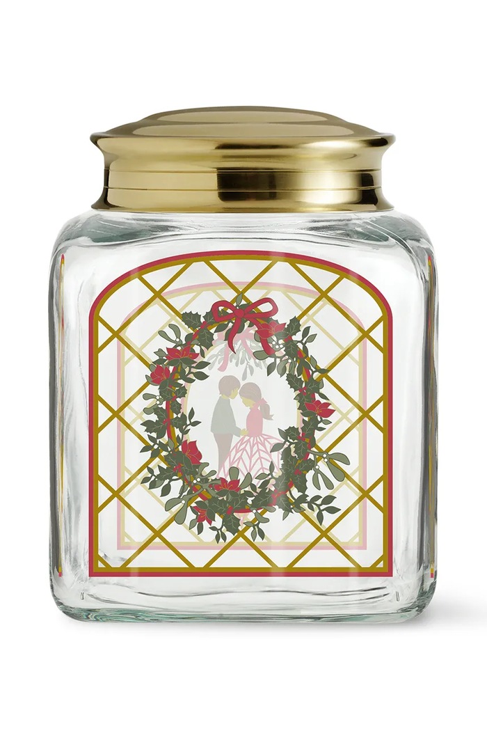 Holmegaard Pojemnik na ciastka Holmegaard Christmas 16 x 12 cm 4800573 transparentny AA00