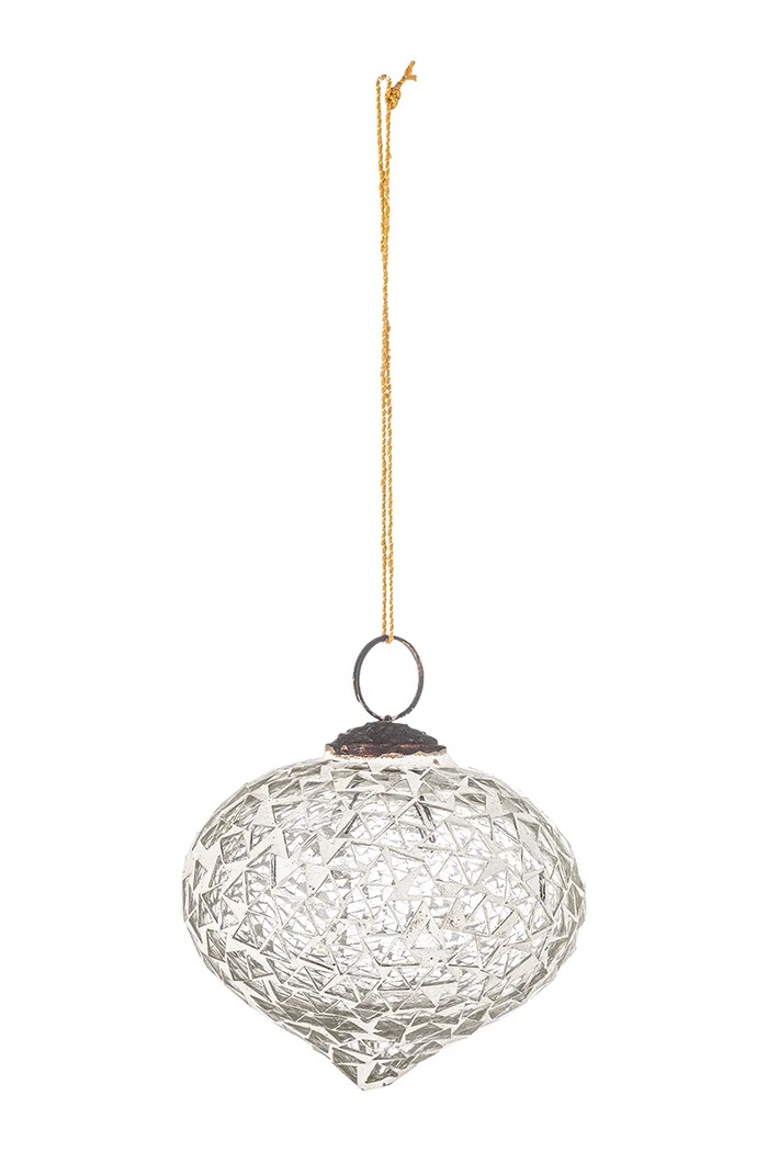 Vianočná dekorácia Bloomingville 7,5 cm biela 82068352
