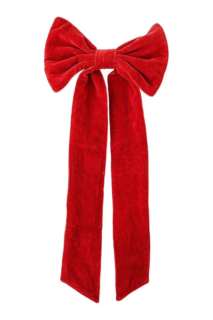 Bloomingville Kokarda dekoracyjna Ruby 53 x 25 cm czerwony 82066521