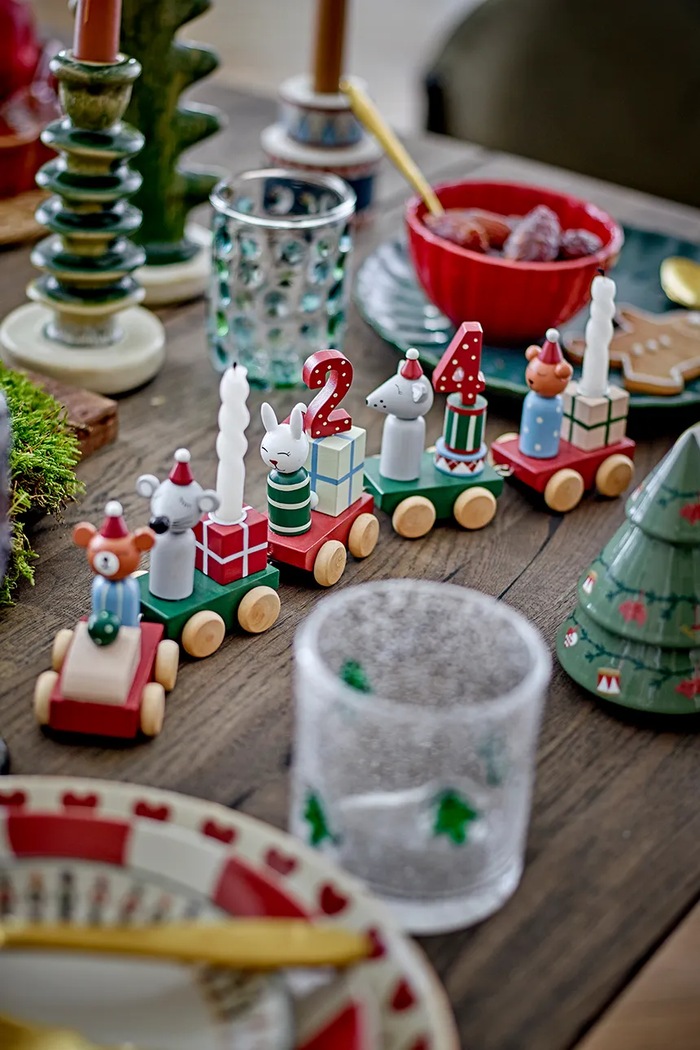 Lifestyle Bloomingville Choinka dekoracyjna Yule Deco 12 / 14,5 cm 2-pack 82062871 multicolor