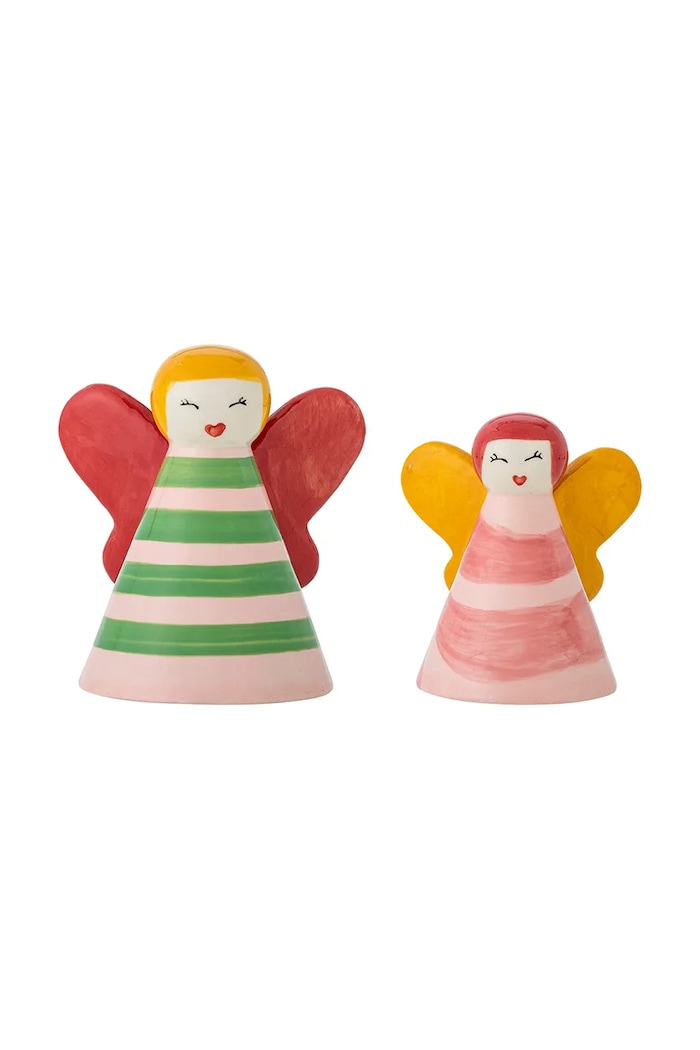 Bloomingville Figurka dekoracyjna świąteczna Caramella 8 / 10 cm 2-pack multicolor 82062876
