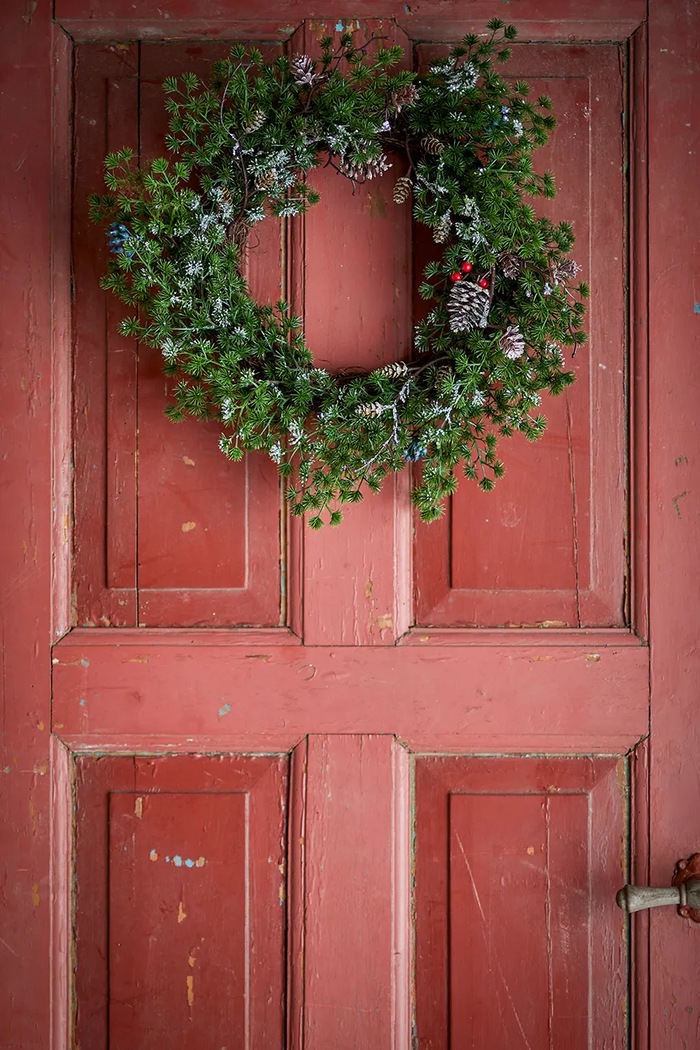 Vánoční věnec Bloomingville Cedar Wreath 50 x 11 cm zelená 82072345