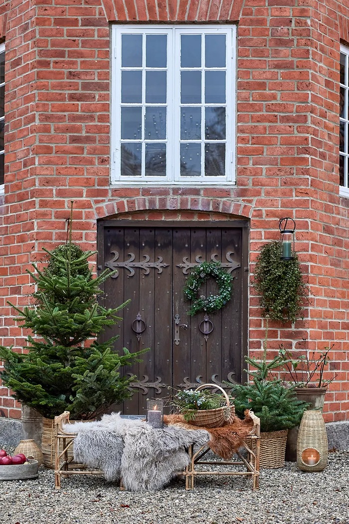 Vánoční věnec Bloomingville Cedar Wreath 50 x 11 cm 82072345 zelená