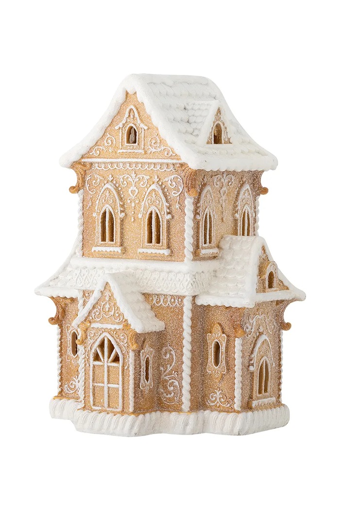 Bloomingville Dekoracja świąteczna led 21 x 37 x 27 cm 82072154 beżowy AA00