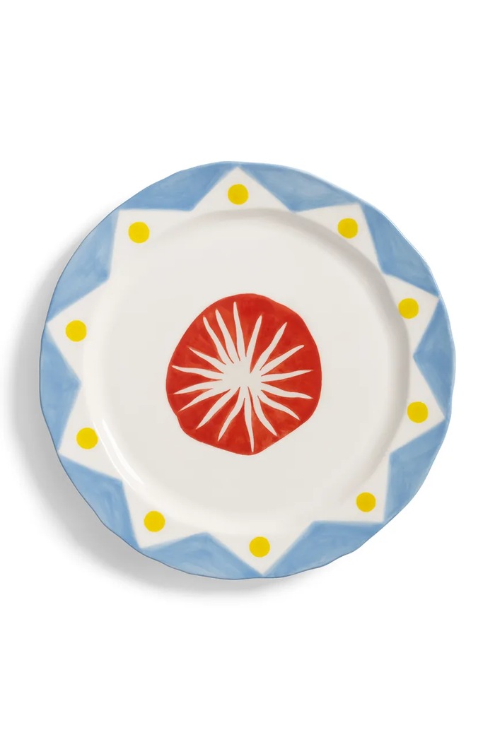 &k amsterdam piatto festivo L/30,5 cm multicolore 2192.01